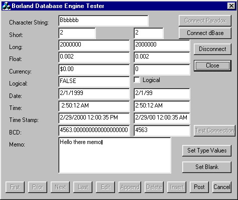 borland database engine setup